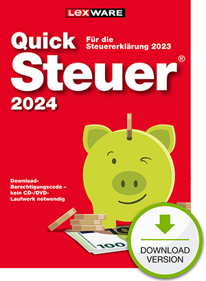 Lexware QuickSteuer 2024 dt ESD Vv+1YM