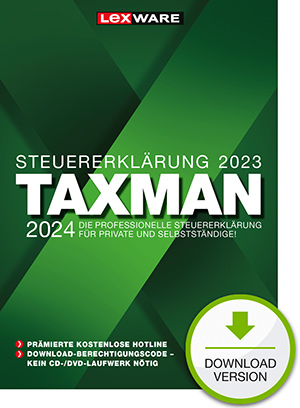 Lexware TAXMAN 2024 dt ESD Vv+1YM
