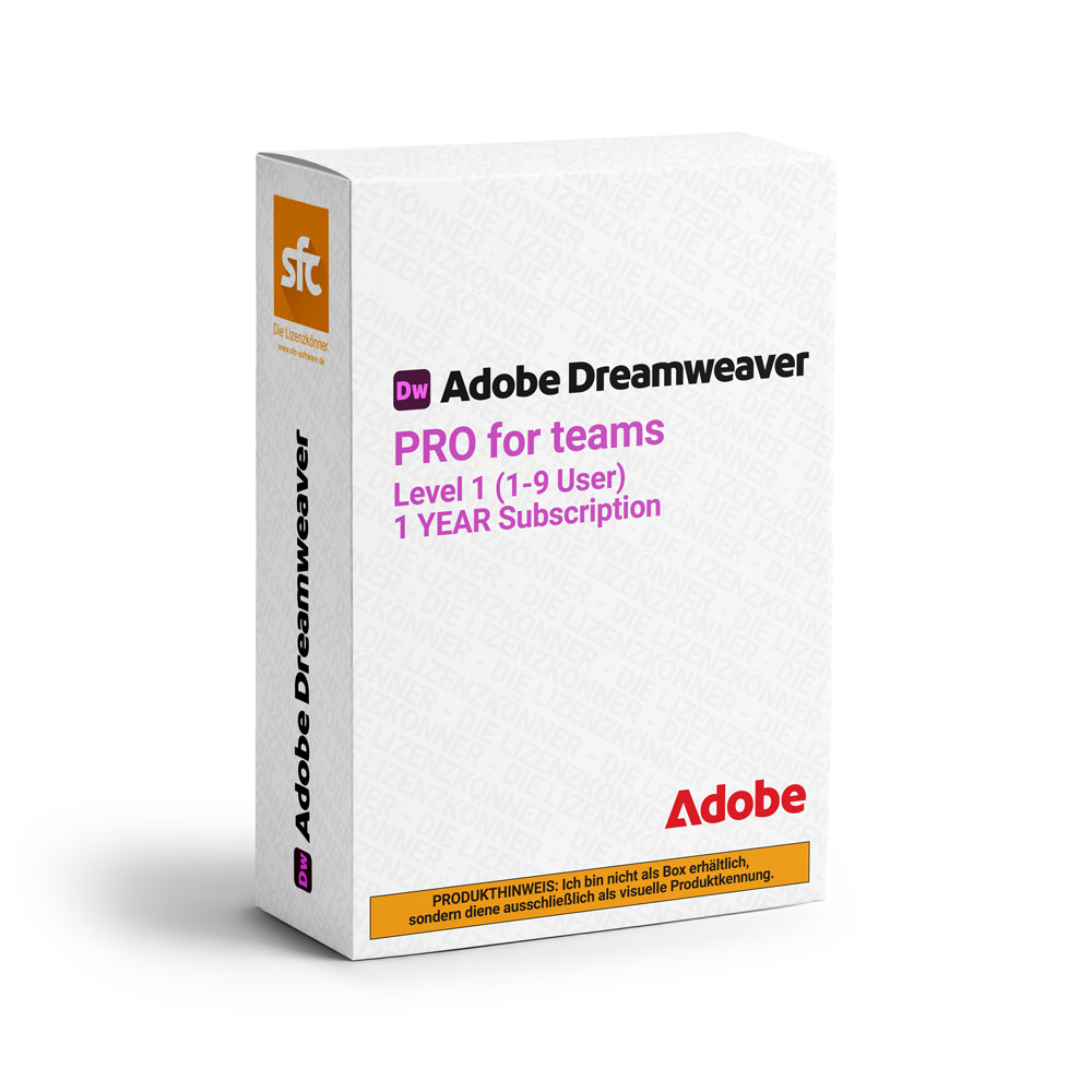 Adobe ACMP Dreamweaver Pro for teams ml L01 VIP Sub Vv+1YM