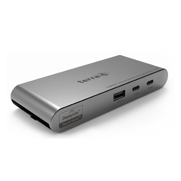 TERRA MOBILE Dockingstation 770 USB-C Dual Display Dockingstation mit Dual Displ