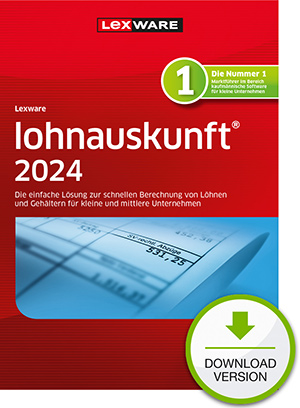 Lexware lohnauskunft 2024 dt ABO Vv+1YM