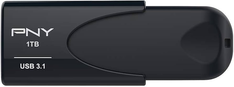 PNY USB3.1 Attaché 4 1TB black Retail